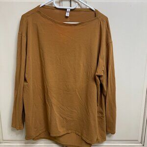 Lululemon Oversized Long Sleeve Top | Camel Brown | Size 8